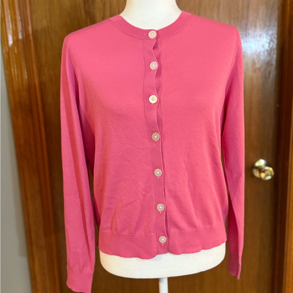 Ann Taylor Pink Cardigan Sweater